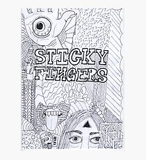 Sticky Fingers Band Poster Photographic Print