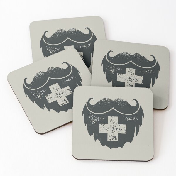 Item preview, Bigote suizo hipster con barba designed and sold by Helvetioes.