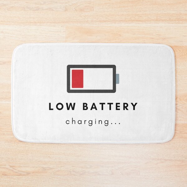 Item preview, low battery designed and sold by FedoraDesign.