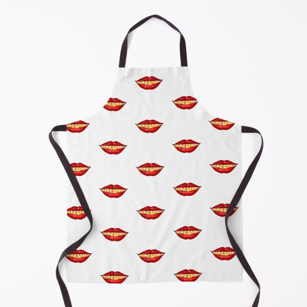 Item preview, Smiling red lips and gold teeth designed and sold by Artonmytee.