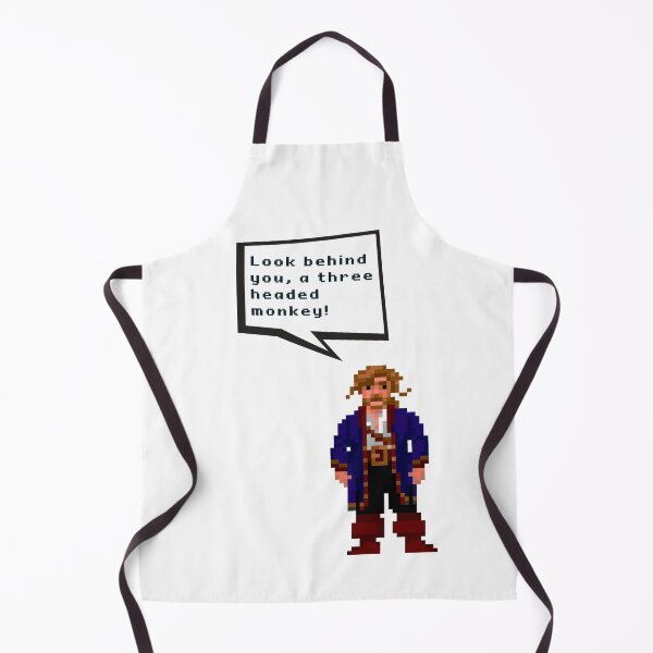 Item preview, Guybrush Threepwood - Look Behind You, A Three Headed Monkey! designed and sold by Legit Hooligan.