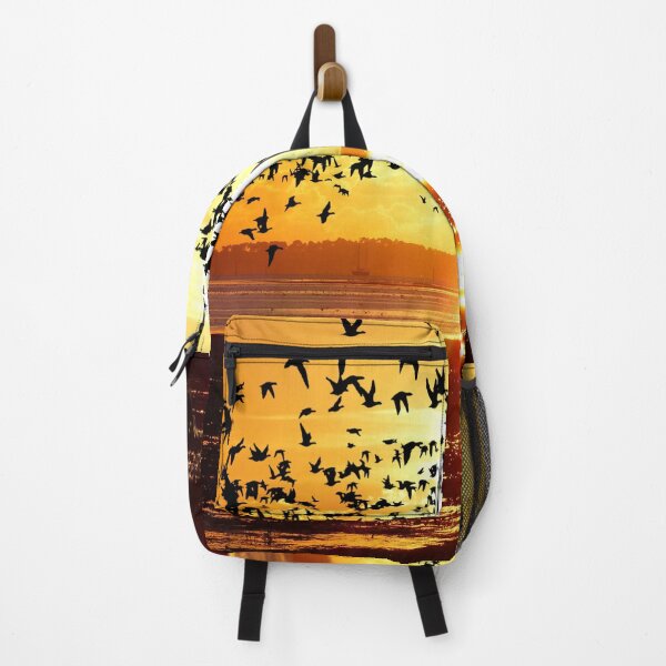 Item preview, Birds fly back to nest when Sunset over the ocean designed and sold by shirtmate.