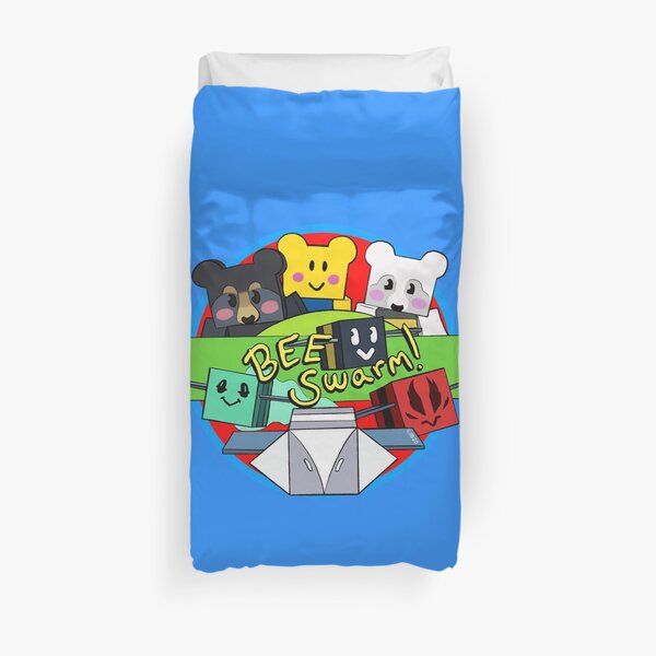 Bee Swarm Simulator Duvet Covers Redbubble - roblox bee swarm puppy bee