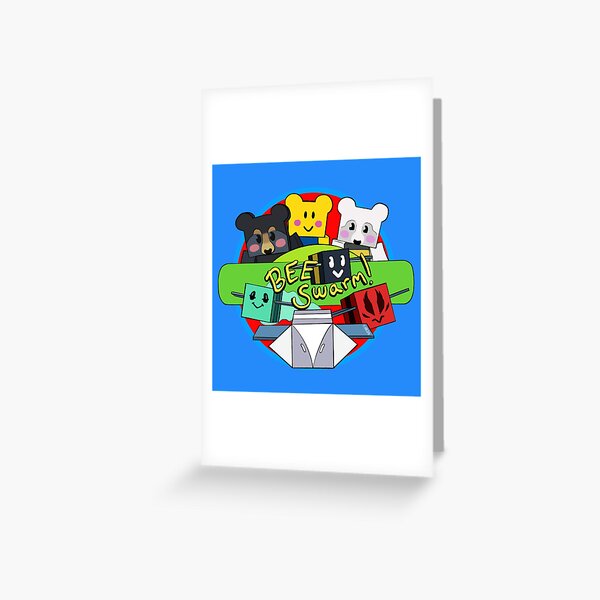 Bee Swarm Simulator Greeting Cards Redbubble - bee swarm simulator roblox greeting card by overflowhidden