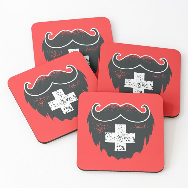 Item preview, Bigote suizo con barba designed and sold by Helvetioes.