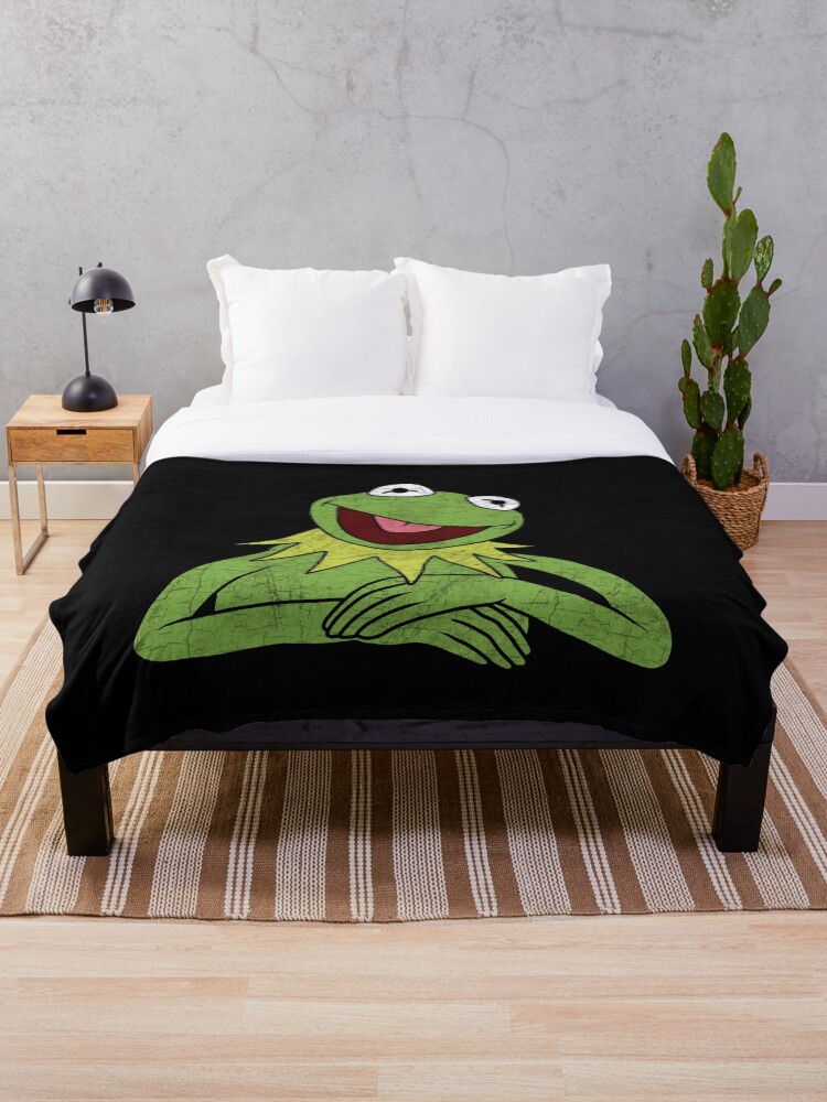 "Kermit The Frog" Throw Blanket for Sale by ValentinaHramov Redbubble