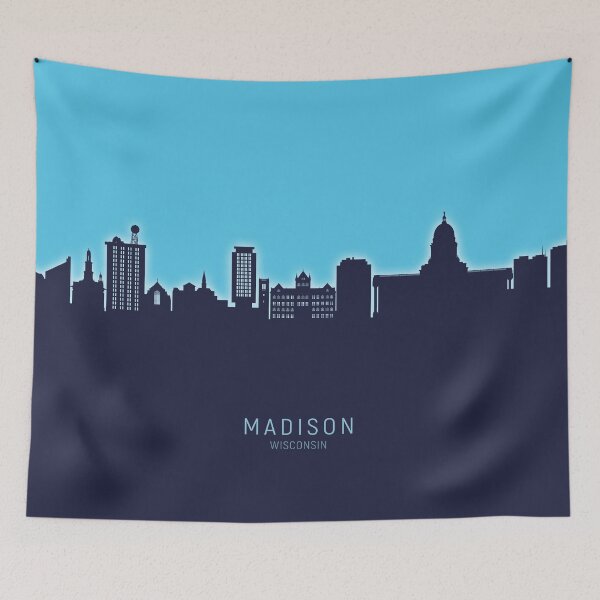 Item preview, Madison Wisconsin Skyline designed and sold by ArtPrints.