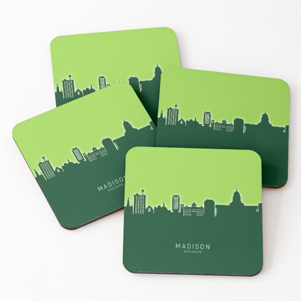 Item preview, Madison Wisconsin Skyline designed and sold by ArtPrints.