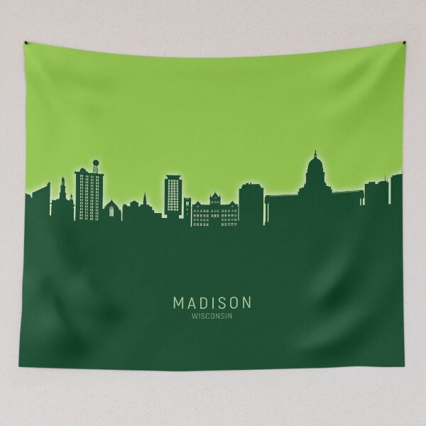 Item preview, Madison Wisconsin Skyline designed and sold by ArtPrints.
