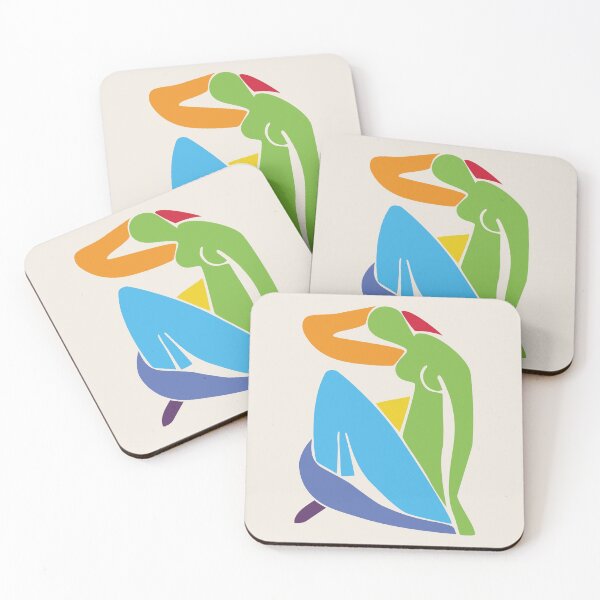 Item preview, Henri Matisse Premium Matte poster, Papiers Découpés Art Remake rainbow colors designed and sold by Jokoleo.