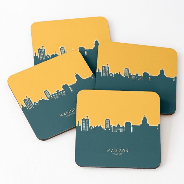 Item preview, Madison Wisconsin Skyline designed and sold by ArtPrints.