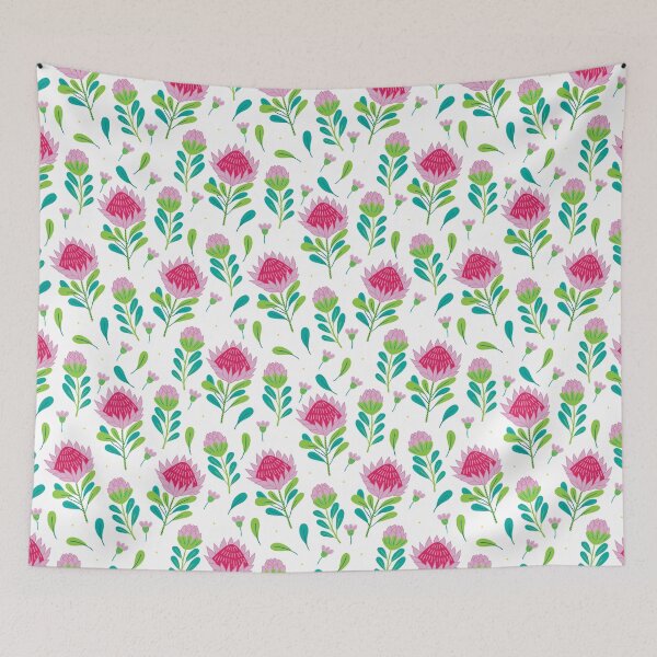Item preview, Protea Flower Pattern designed and sold by karspaul.