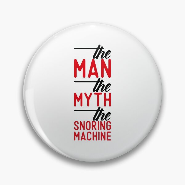 Item preview, The Man Myth Snoring Machine - Black designed and sold by saechla.