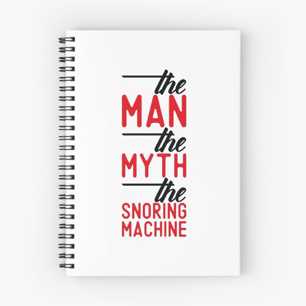 Item preview, The Man Myth Snoring Machine - Black designed and sold by saechla.