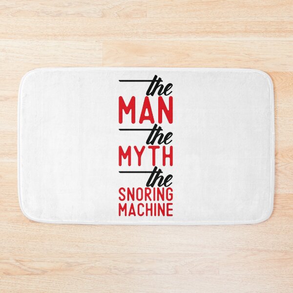 Item preview, The Man Myth Snoring Machine - Black designed and sold by saechla.