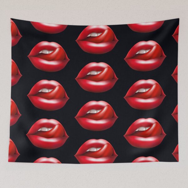 Item preview, Red Lips and Tongue designed and sold by Poptopia.
