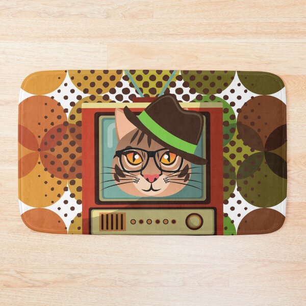 Item preview, Cat Retro Style - TV designed and sold by OMdesign10.