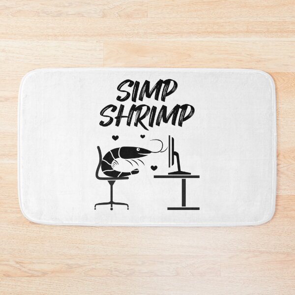 Item preview, Simp shrimp - Meme design designed and sold by Giacob.