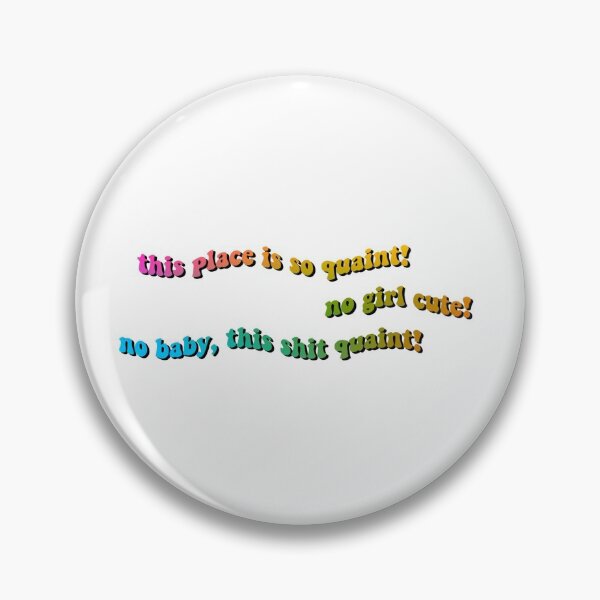 Item preview, this place is so quaint - zane and heath quote designed and sold by tiredninny.