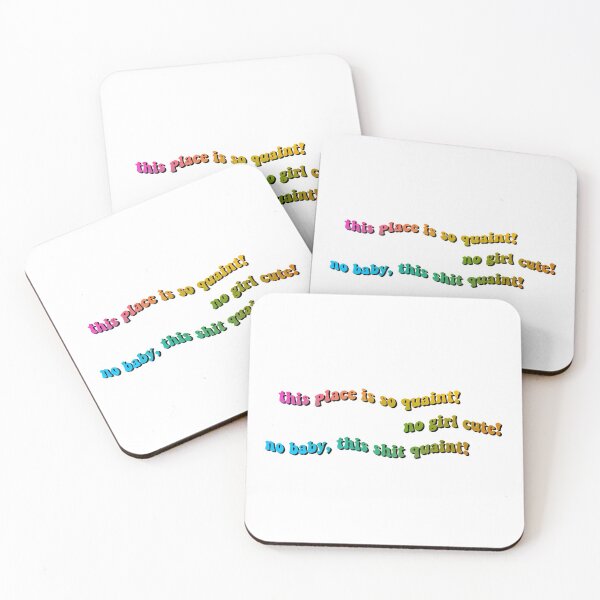 Item preview, this place is so quaint - zane and heath quote designed and sold by tiredninny.