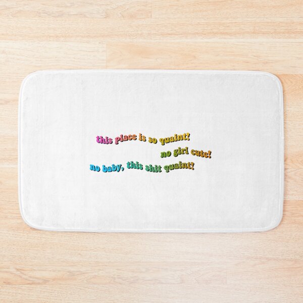 Item preview, this place is so quaint - zane and heath quote designed and sold by tiredninny.