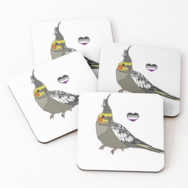 Item preview, Ace Heart Cockatiel designed and sold by AdoraBirdArt.