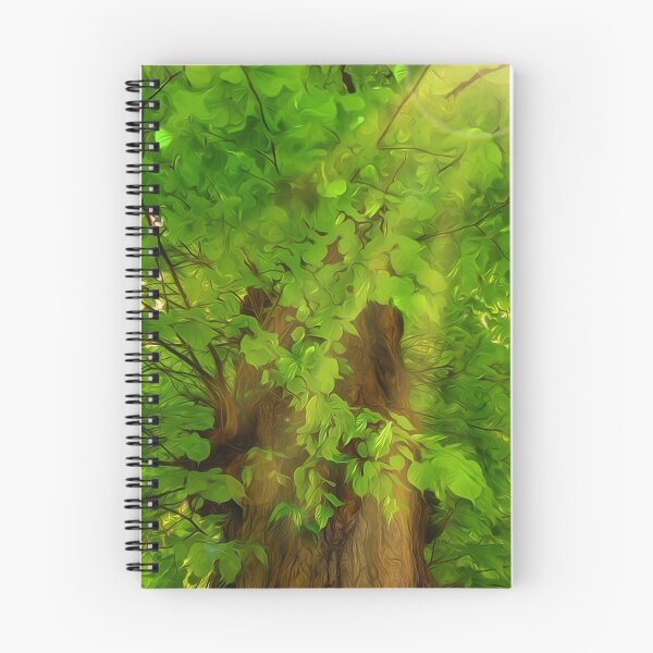 Item preview, Old Tree Thick Branches Green And Sun designed and sold by miraminerva09.