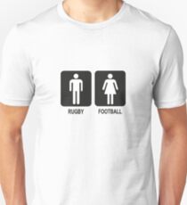 RUGBY V FOOTBALL Unisex T-Shirt