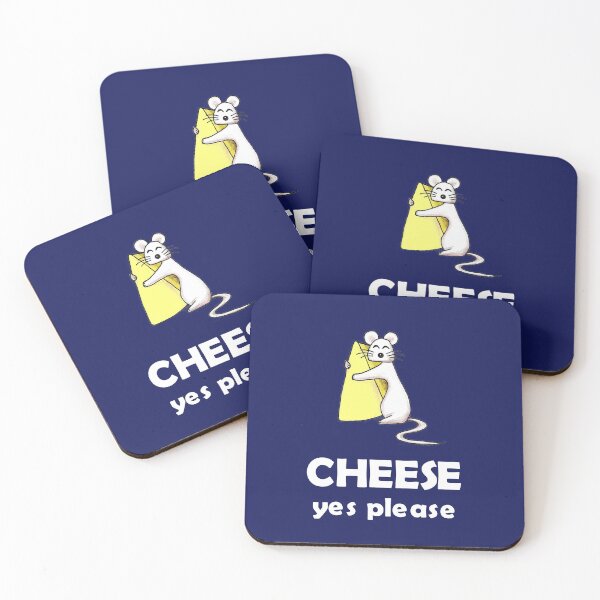 Item preview, Cheese, Yes Please! (White Text) designed and sold by TenBurner.