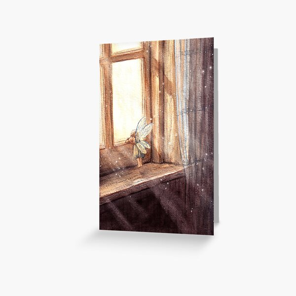 Item preview, Fairy in a window designed and sold by knyttir.