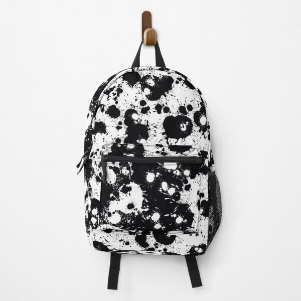 Item preview, Backpack Abstract Modern Trendy Design Art 3D Look White Black designed and sold by Shirtilike.