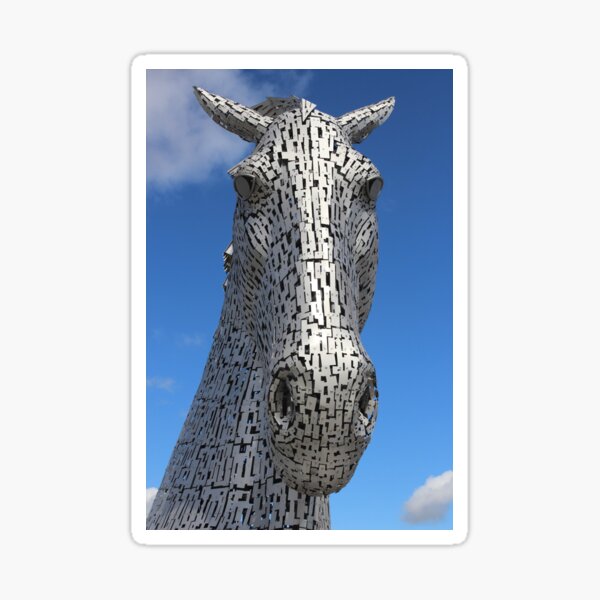 A Falkirk Kelpie in Scotland Sticker