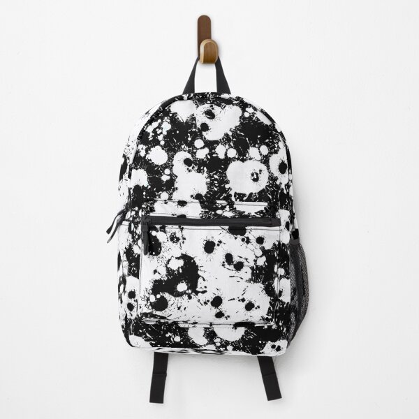 Item preview, Backpack Abstract Modern Trendy Design Art 3D Look Black White designed and sold by Shirtilike.