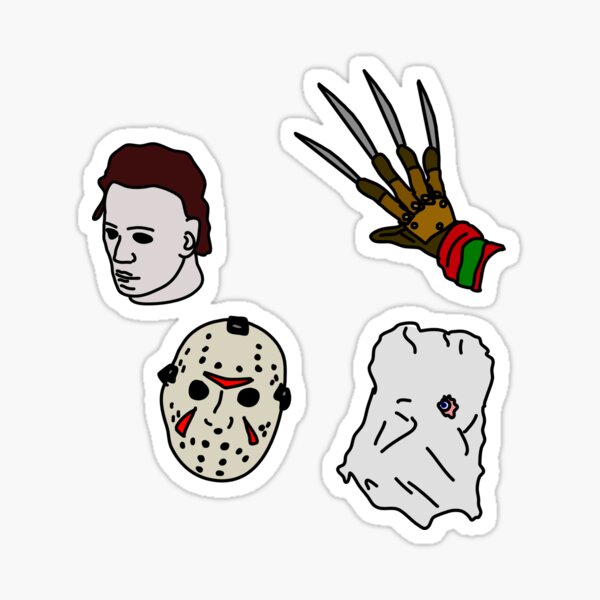 Horror Masks Sticker Pack Sticker