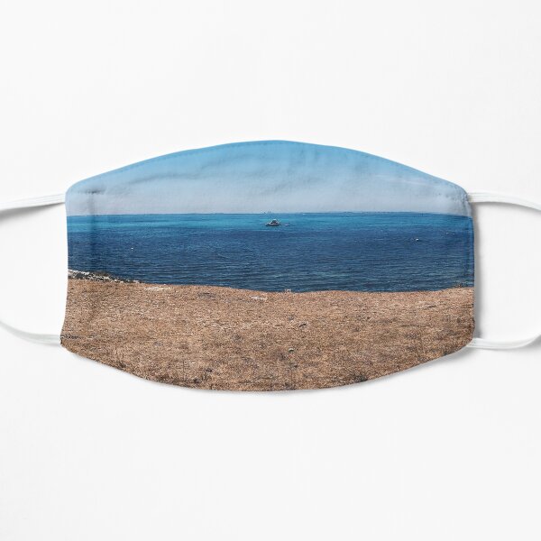 Ocean above Coogee Beach Sydney Australia Flat Mask