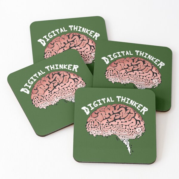 Item preview, Digital Thinker - Colour (White Text) designed and sold by TenBurner.