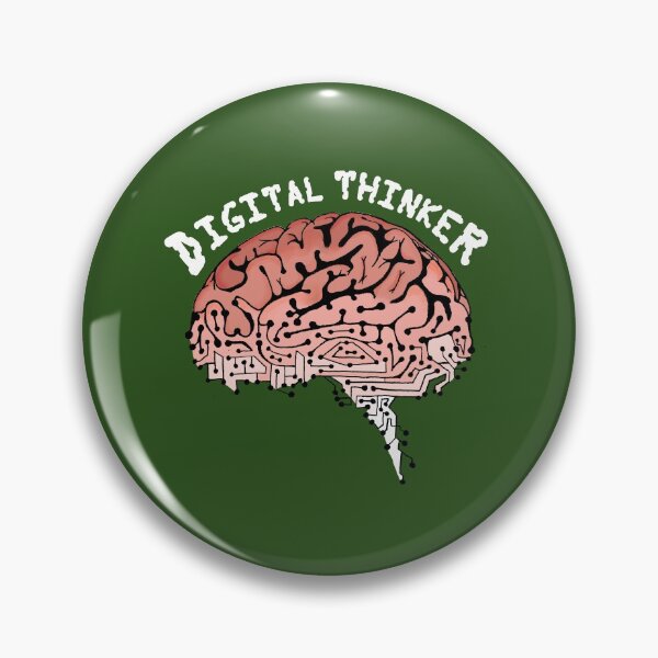 Item preview, Digital Thinker - Colour (White Text) designed and sold by TenBurner.