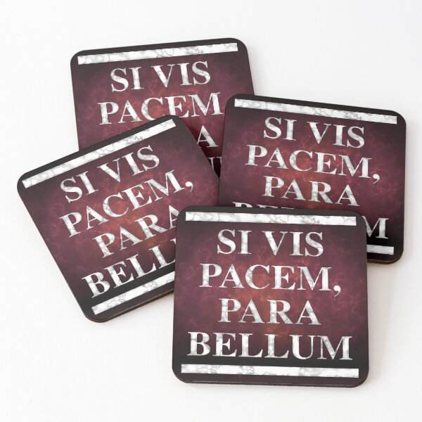 Item preview, Si Vis Pacem, Para Bellum, Roman Latin Motto in Marble designed and sold by SolarCross.