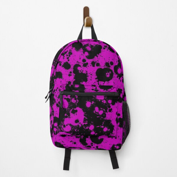 Item preview, Backpack Abstract Neon Modern Trendy Design Art 3D Look Splashes of paint designed and sold by Shirtilike.