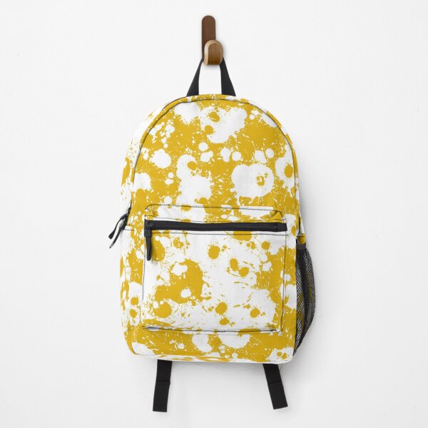 Item preview, Backpack Abstract Gold Version Modern Trendy Design Art 3D Look Splashes of paint designed and sold by Shirtilike.