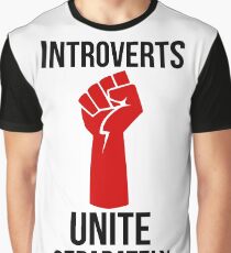 Introverts Unite Graphic T-Shirt