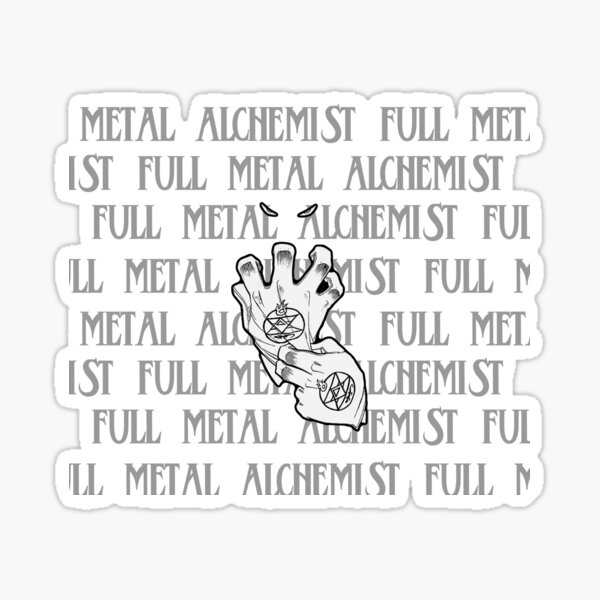 Sticker Fullmetal Alchemist Homunculus Redbubble