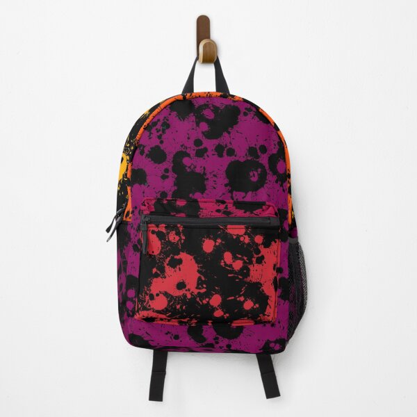 Item preview, Backpack Abstract Modern City Sunset Premium Design Art 3D Look Splashes of paint designed and sold by Shirtilike.