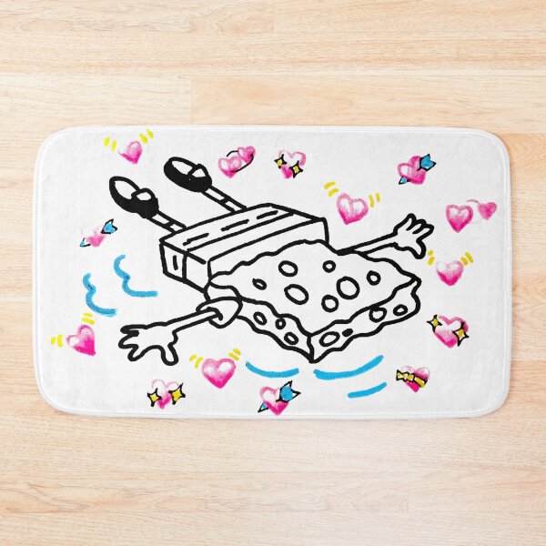 Item preview, Crying spongebob, classic cartoon illustration, emojis, heart emoji, collage, cartoon, lives in the pineapple under the sea, yellow sponge, rainbow of colors, funny gift, sinister designed and sold by Mariuki Flow.