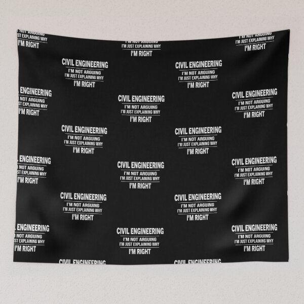Item preview, Civil Engineer I'm Not Arguing  graduate Gift designed and sold by zedesignn.