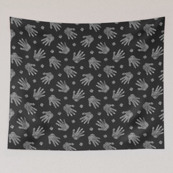 Item preview, Spiral Hand Print - Black and White designed and sold by Olooriel.