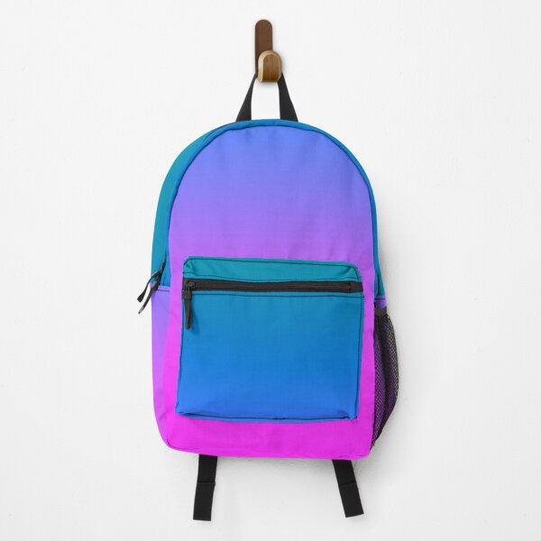 Item preview, Backpack Chilled color gradient Modern Premium Design Art Pink 3D Look designed and sold by Shirtilike.