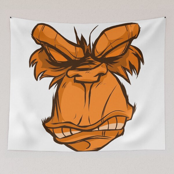 Item preview, Angry orange monkey designed and sold by Jannisdesign.