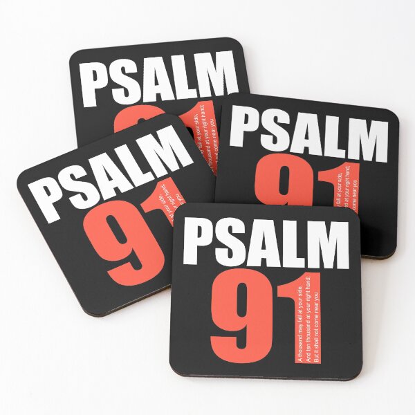Item preview, Psalm 91: God protection Bible verses designed and sold by PlusAdore.