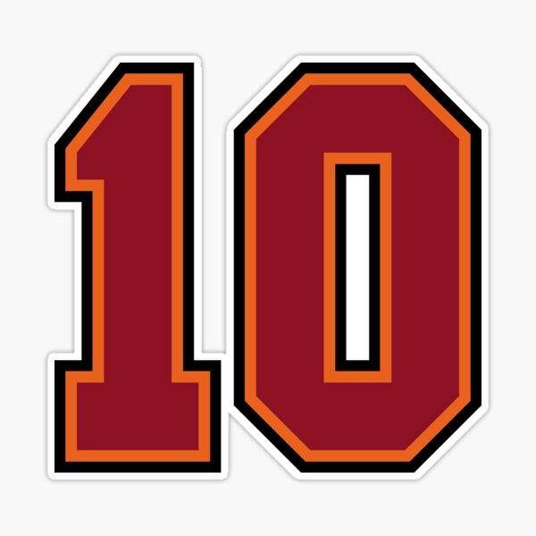 Number 14 Sports Tampa Fourteen Jersey Sticker for Sale by HelloFromAja